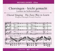 Chorstimme Alt – Elias – 2 CD – Edition Peters