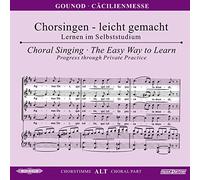 Chorstimme Alt - Cäcilienmesse, Chorstimme Alt, 1 Audio-CD