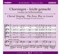 Chorstimme Alt - Messe G-Dur [Import]
