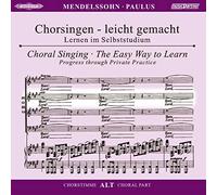 Chorstimme Alt - Paulus Opus 36 Chorsingen Alt - Alto Voice - 2CD