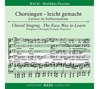 Chorstimme Bass (2 CD) - Matthäus-Passion