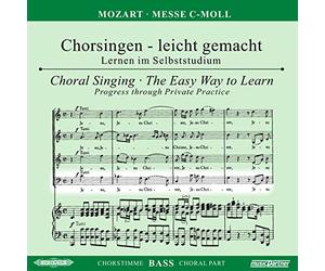 Chorstimme Bass - MESSE C-MOLL (C KLEI