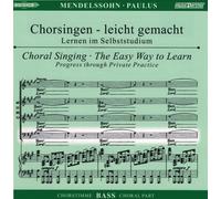 Paulus – Voce di coro (basso) – CD – Edition Peters