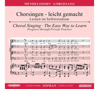 Chorstimme Sopran Lobgesang (Symphonie Nr.2) op.52, Chorstimme Sopran (CD)