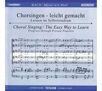Chorstimme Tenor (2 CD) - MESSE B BWV232 CHORS