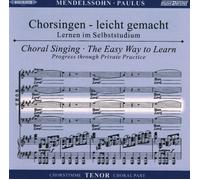 Chorstimme Tenor Paulus (CD)
