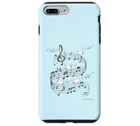 Chorus | Spartiti | musicista | direttore d'orchestra | Hokkaido birds | white snowy mountain fairy | siapeus Custodia per iPhone 7 Plus/8 Plus