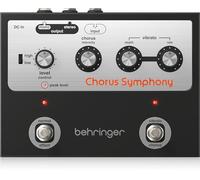 Behringer CHORUS SYMPHONY Pedale di Modulazione Vintage Anni '70 con Modalità BBD Chorus e Vibrato, Range di Ingresso Variabile e Ampio Effetto Stereo 3D
