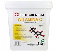 CHOSA Vitamina C per Piscina - Acido Ascorbico in Polvere - L-Ascorbico Pura - Trattamento Acqua Piscine, Idratante (5kg)