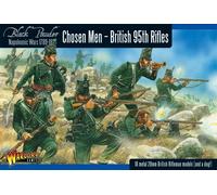Warlord BR-04 - Black Powder - Napoleone British 95th Rifles - Chosen Men - 28mm Miniature x14
