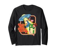 Chosen One UFO Valentine Sarcastic Retro Funny Adult Humor Maglia a Manica