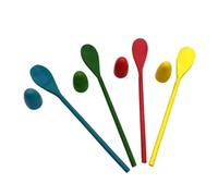 Chosertory 4 Pezzi Attrezzo per la Motricità Fine | Componenti Colorati in Rosso Giallo Azzurro Verde, Cucchiaio per l'equilibrio, pedagogico, attività Terapeutiche