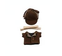 Chosertory Abbigliamento Bambola Completo Cappotto Set Outfit Abito Cappello Sciarpa Coordinati per Un Aspetto da Fiaba in Lana E Maglia Adatto per Gioco Collezione Allestimenti