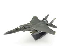 Chosertory Aereo F 15E Modello Aerei da Caccia Modellino Diecast Miniatura Collezionabile con Base in Lega E Dettagli Fini Adatto a Appassionati Aviazione, 1/100 F-15E Guerra Del Golfo