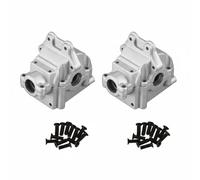 Chosertory Alloggiamento Differenziale in Alluminio Rc Scatola Trasmissione Alloggiamento Ingranaggi Coperchio Cambio Aggiornamento Prestazionale con Materiali, Silver
