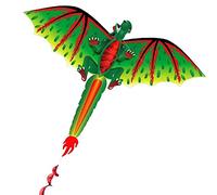 Chosertory Aquilone 3D con Aquilone per Bambini E Adulti Giocattolo Drago Strumenti di Volo Upgrade Realizzato in Tessuto Reticolare E Asta