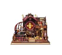 Chosertory Astronomy Observatory Modellino Osservatorio Astronomico Kit Legno Diorama Decorativo con Elementi Astronomici Touch Accessori Inclusi Copertura