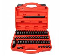 Chosertory Attrezzatura per Cuscinetti Kit Driver Cuscinetti Set Dischi Bussole Universali per Ruote E Paraoli in Acciaio Antiruggine con Scatola Trasporto