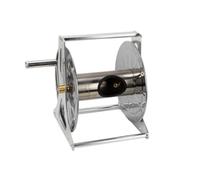 Chosertory Avvolgitubo da Giardino Carrello Avvolgitubo Carrello Portatubo Supporto Tubi Bobina in Acciaio Inossidabile Telaio Portatile per Stoccaggio Ordinato