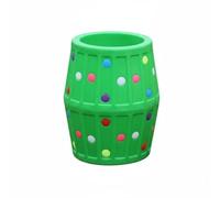Chosertory Barile Sensoriale per Bambini Barile Gioco Rullo Sensoriale Schiuma Tunnel Imbottito Attività Supporta Rotolare Gattonare Sedersi Gioco Condiviso, Verde