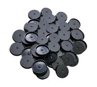 Chosertory Basi per Miniature da Gioco Rotonde da 0,98 Pollici Collezione di Bambole da Gioco da Tavolo Vetrina per Wargame Hobby Basi per Figure Espositori, 100 Pezzi