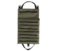 Chosertory Borsa Porta Attrezzi Multiuso Trousse Organizer Custodia in Tela Spessa con 5 Scomparti con Cerniera Tracce Regolabili - Pieghevole con Maniglia Adatta a Officina Auto Campeggio Viaggi