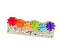 Chosertory Busy Board Toy, Accessori Fai Da Te in Legno, Regalo Colorato E Portatile, Giocattolo Educativo Prescolare per Bambini Da 1 a 3 Anni, 13,78 Pollici X