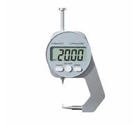 Chosertory Calibro di Spessore Digitale Misuratore Spessimetro Strumento Elettronico Tester Display Ampio Azzeramento Rapido Conversione Unità Struttura Solida, 0-20mm, Testa Piegata