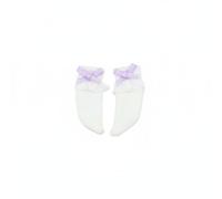 Chosertory Calze per Bambole Calzini per Bambola Calzature per Bambole Gambaletti per Bambola Accessorio in Tessuto Resistente Che Non Danneggia Le Giunture, Purple Bow