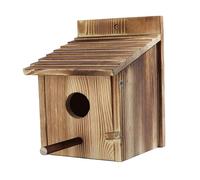 Chosertory Casetta per Uccelli da Esterno, Casetta per Uccelli in Legno, Casetta per Uccelli da Appendere per Osservare Il Giardino, Uccelli di Piccola Taglia, F