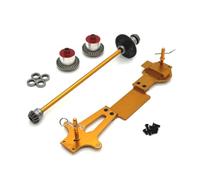Chosertory Componenti Veicoli in Kit Ricambi Auto RC Set Upgrade Trasmissione Telaio Albero Centrale Differenziale in Lega di Alluminio Adatto per Manutenzione Riparazione Modellismo, Oro