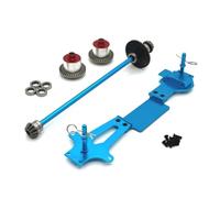 Chosertory Componenti Veicoli in Kit Ricambi Auto RC Set Upgrade Trasmissione Telaio Albero Centrale Differenziale in Lega di Alluminio Adatto per Manutenzione Riparazione Modellismo, Azzurro