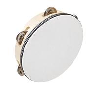 Chosertory con Sonagli Metallici Didattico di Legno Facile da Impugnare Strumento a Percussione per Gioco Creativo a Casa, Canti di Gruppo, Legno Naturale, 9IN
