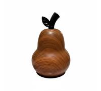 Chosertory Contenitore per Stuzzicadenti Dispenser Porta Bastoncini Organizer con Silhouette Venatura Naturale Superficie Liscia Adatto per Tavolo Studio Decorazione , Nero