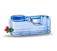 Chosertory Contenitore Portatile Liquidi con Rubinetto Manico Integrato Apertura Ampia Chiusura a Vite Realizzato in PC E Silicone Adatto per Campeggio Picnic Viaggi All'aperto, 10L