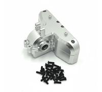 Chosertory Coperchio Cambio Posteriore in Alluminio per Auto RC 1/14 Alloggiamento Ingranaggi Cover Trasmissione Posteriore Realizzato in Metallo 6061 Sabbiato, Argento