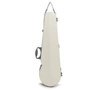 Chosertory Custodia Violino 4 4 Rigido Astuccio Valigetta Scatola Struttura Modellata Protettiva con Schermato Finitura Elegante, Pelle Bianca, Array, Pelle Bianca