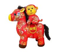 Chosertory Decorazioni di Capodanno 2026 a Tema Cavallo:, Giocattolo, Statuetta di Cavallo Creativa da Posizionare su Un Tavolo, Ideale per La Festa, L
