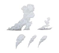Chosertory Divertenti Modelli con Effetto Fumo per Action Figure per Camera da Letto, Tavolo,