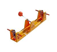 Chosertory Gioco Basket da Tavolo per Bambini Due Giocatori Calcio Interattivo con Funzione Educativa Pp Adatto a attività Sociali Bambini Casa, Giallo