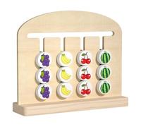 Chosertory Gioco Educativo per Bambini Gioco Logico Tavolo Puzzle Abbinamento Ordinamento Legno con Componenti Resistenti E Carte Guida Adatto per Attività Didattiche Supporto All’osservazione Casa