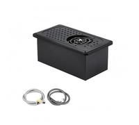 Chosertory Lavabicchieri Commerciale Lavello Contatore Risciacquo Spruzzatore Acciaio Inox Acciaio al Carbonio Silicone Getto Centrale Rimozione Residui Adatto, Lavabicchieri Da Bancone