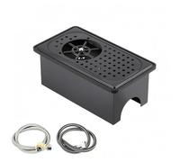 Chosertory Lavabicchieri Commerciale Lavello Contatore Risciacquo Spruzzatore Acciaio Inox Acciaio al Carbonio Silicone Getto Centrale Rimozione Residui Adatto, Lavabicchieri Da Bancone Modello B