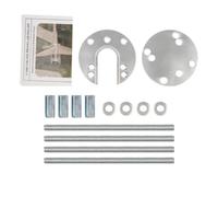 Chosertory Marine Propeller Puller Estrattore Barca Kit Attrezzo Rimozione Utensile Smontaggio per Eliche a 3 E 4 Piastre in Alluminio Spesso E Componenti in