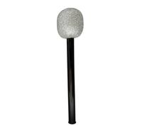 Chosertory Microfono Finto, Finto Costume Da Cantante, Giocattolo, Microfono, Attività, Spettacolo, Registrazione per Il Giorno Della Carriera, Giocattolo, Regal, Nero Argento