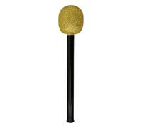 Chosertory Microfono Finto, Finto Costume Da Cantante, Giocattolo, Microfono, Attività, Spettacolo, Registrazione per Il Giorno Della Carriera, Giocattolo, Regal, Oro Nero