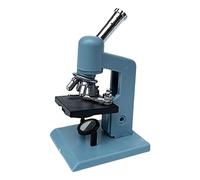 Chosertory Microscopio Miniatura Attrezzatura Decorazione Casa delle Bambole Educational Portatile Accessorio Adatto per Bambini Regali Educativi Laboratorio, Blu