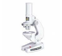 Chosertory Microscopio per Bambini Microscopio Didattico Strumento Educativo Giocattolo Scientifico Set Osservazione con Ingrandimenti 100x 200x 450x Compatto