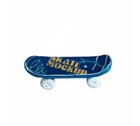 Chosertory Mini Tavola da Skate con Dettagli di Ruote E Assale per Collezione di Accessori in 1 a 64 Adatto per Composizione di Scena Stradale E Vetrina con Personaggi, color to 4