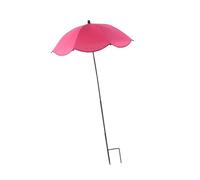 Chosertory Ombrellini per Piante, Ombrelloni da Giardino, Forniscono Ombra per Proteggere Le Piante dal Ombreggiante per Piante in Vaso, Rosa Rossa